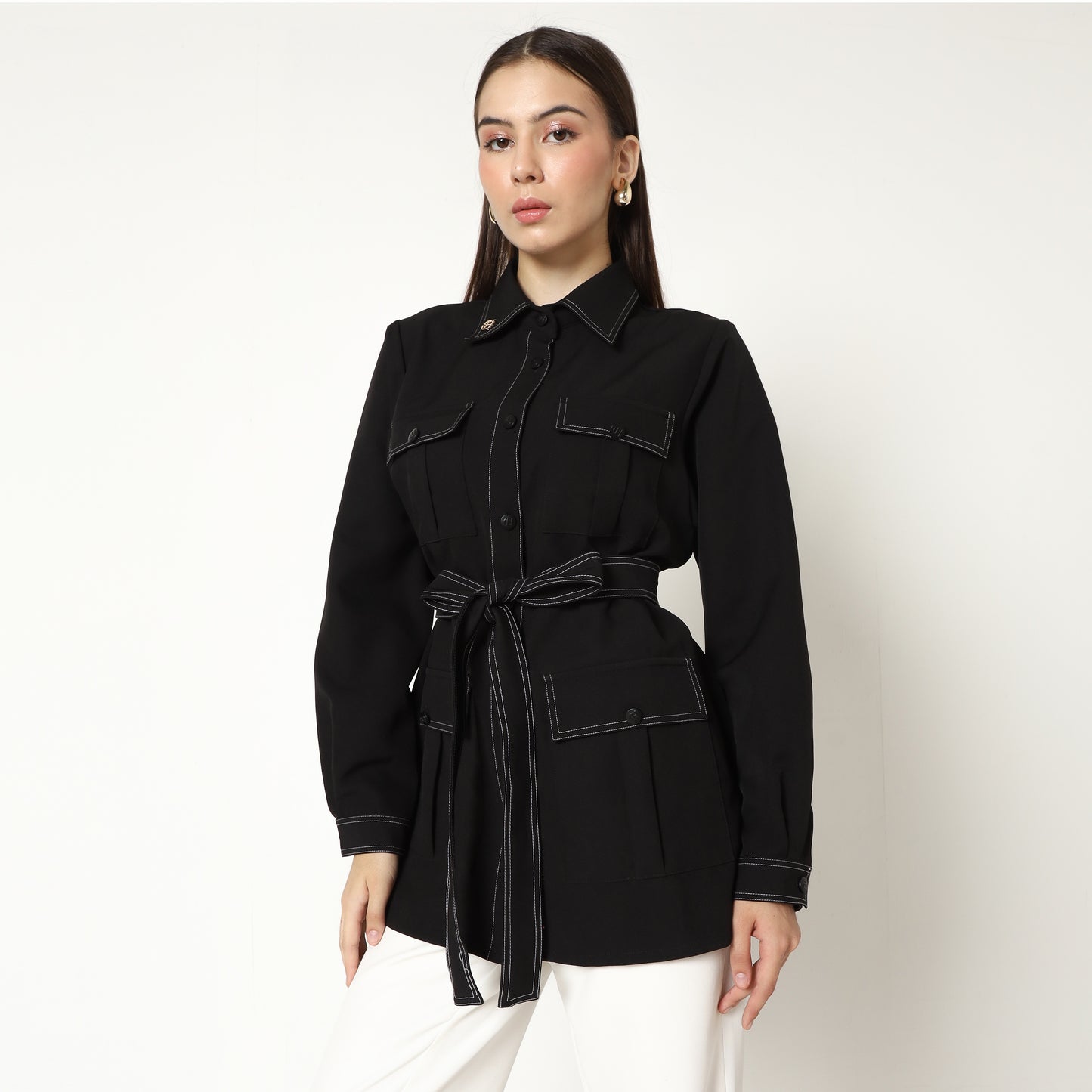 Chanté - Mona Shirt in Black