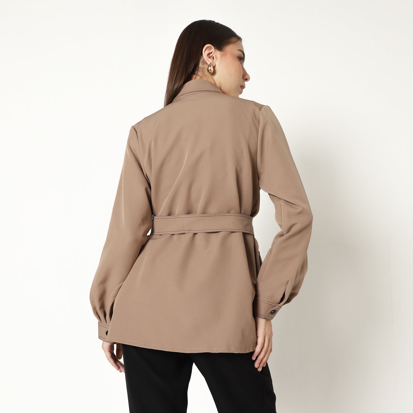 Chanté - Mona Shirt in Mocca