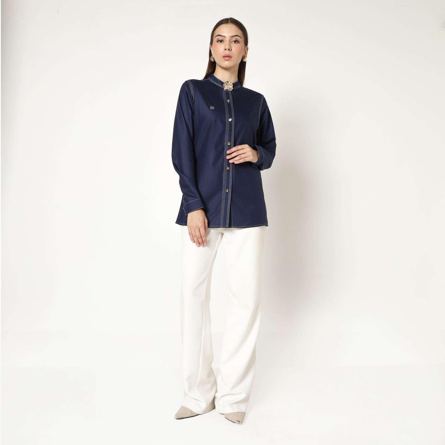 Chanté - Macy Shirt in Navy