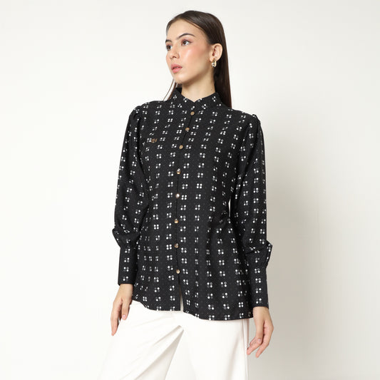Chanté - Mila Shirt in Black