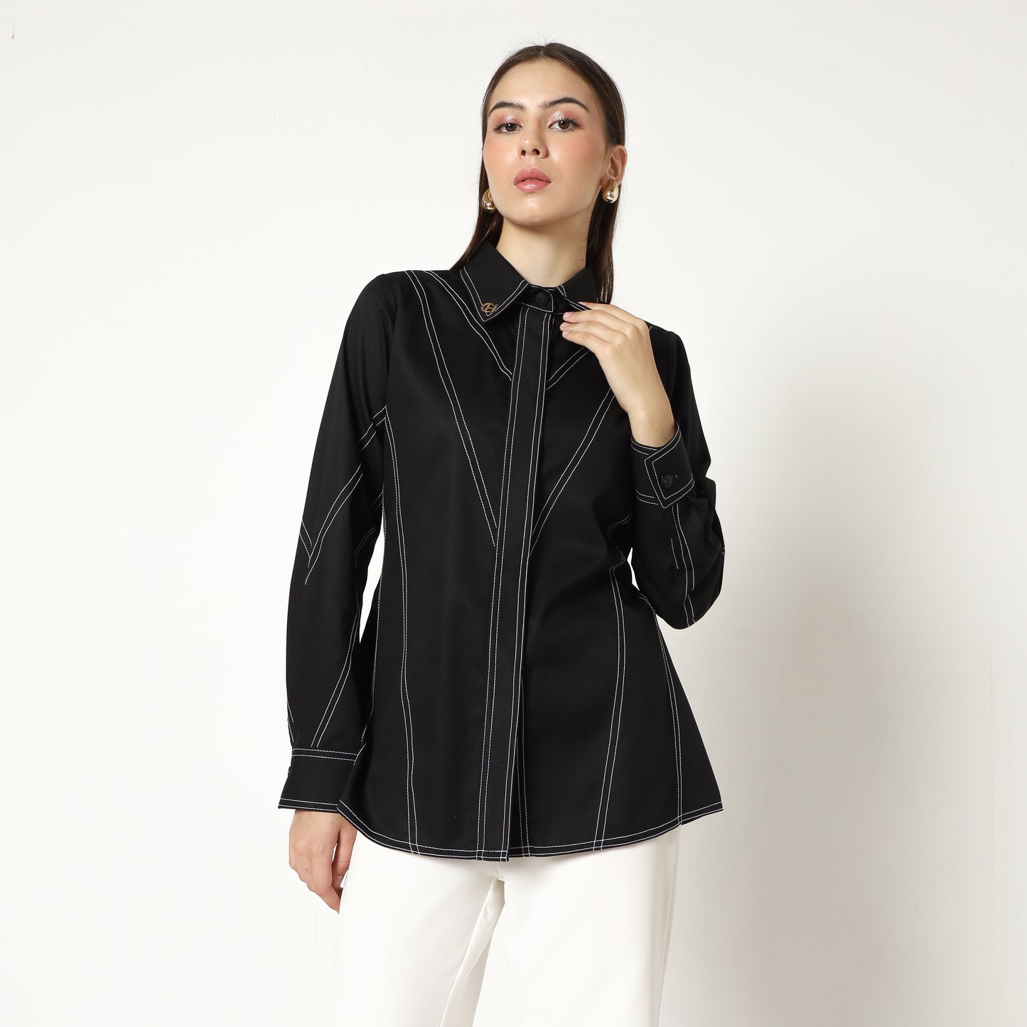 Chanté - Margo Shirt in Black