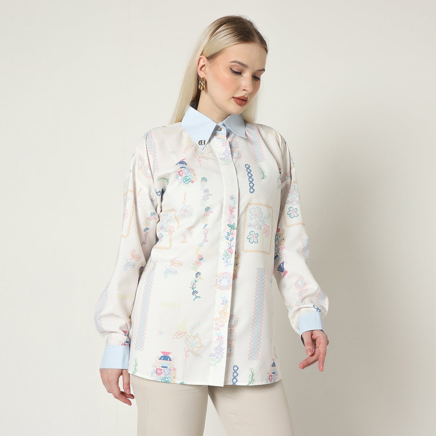 Chanté - Odelya Shirt in White Candy