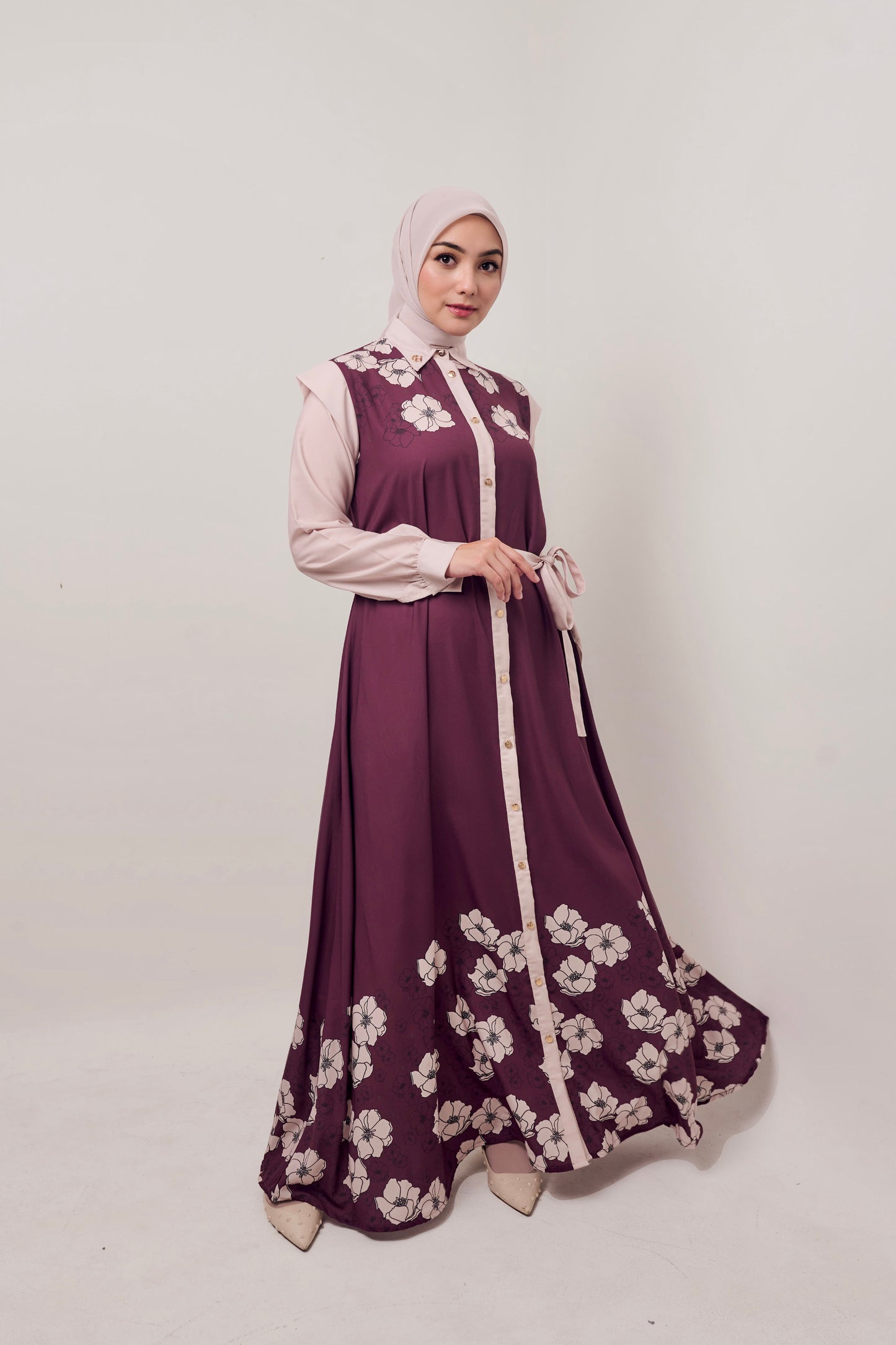 Chanté - Jewel Dress in Maroon