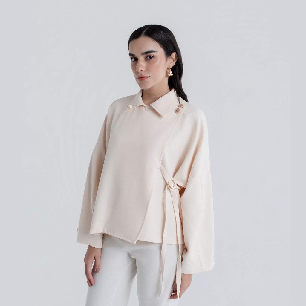 Chanté - Palais Blouse - Ivory (Women Blouse)