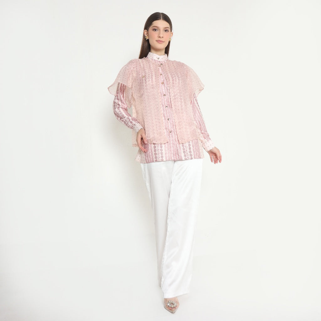 Chanté - Diwa Blouse in Lace Pink (Women Blouse)