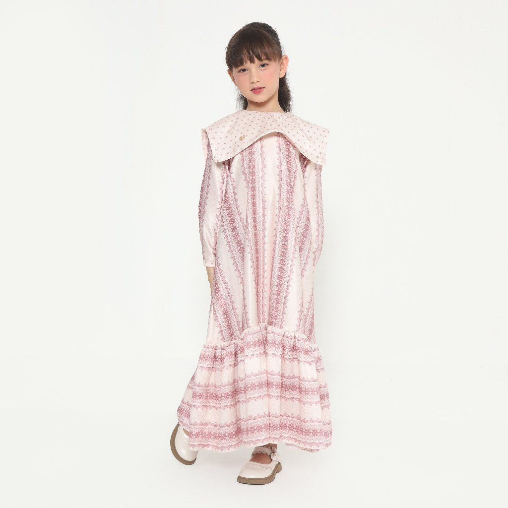 Chanté - Dalwa Girl Dress in Lace Pink (Kids Dress)