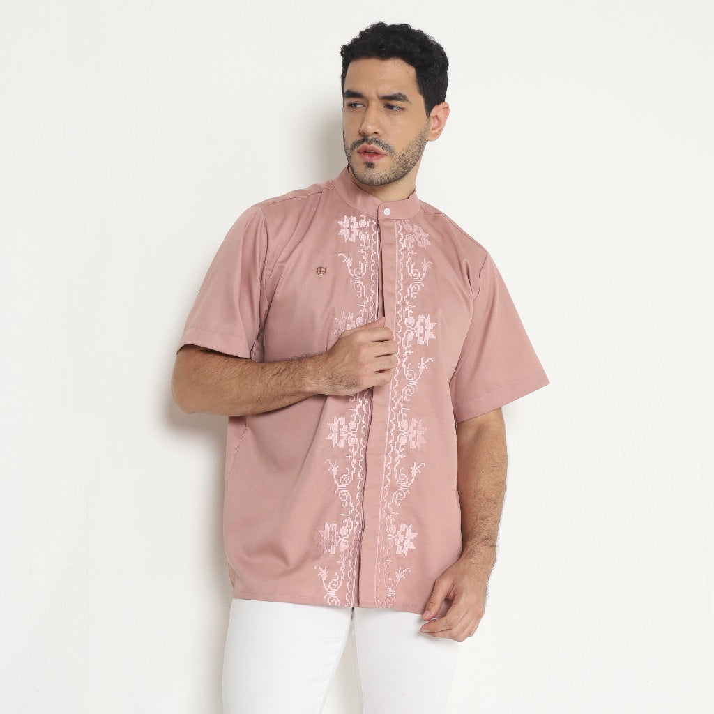 Chanté - Shakil Men Shirt in Coral