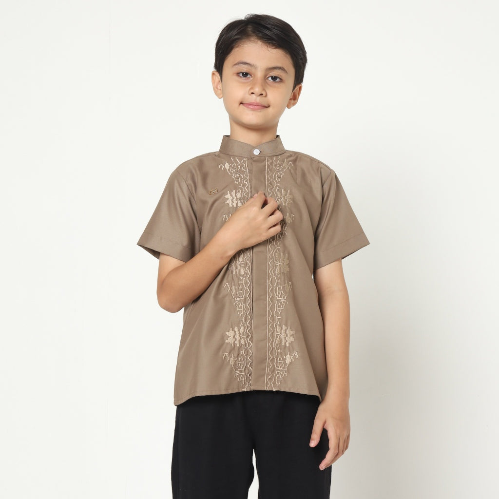 Chanté - Sakha Boy Shirt in Brown