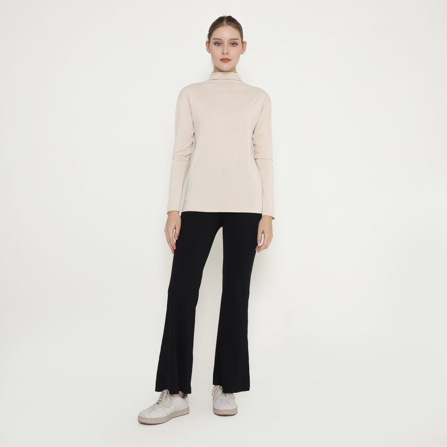 Chanté - Odessa Long Inner Blouse in Beige