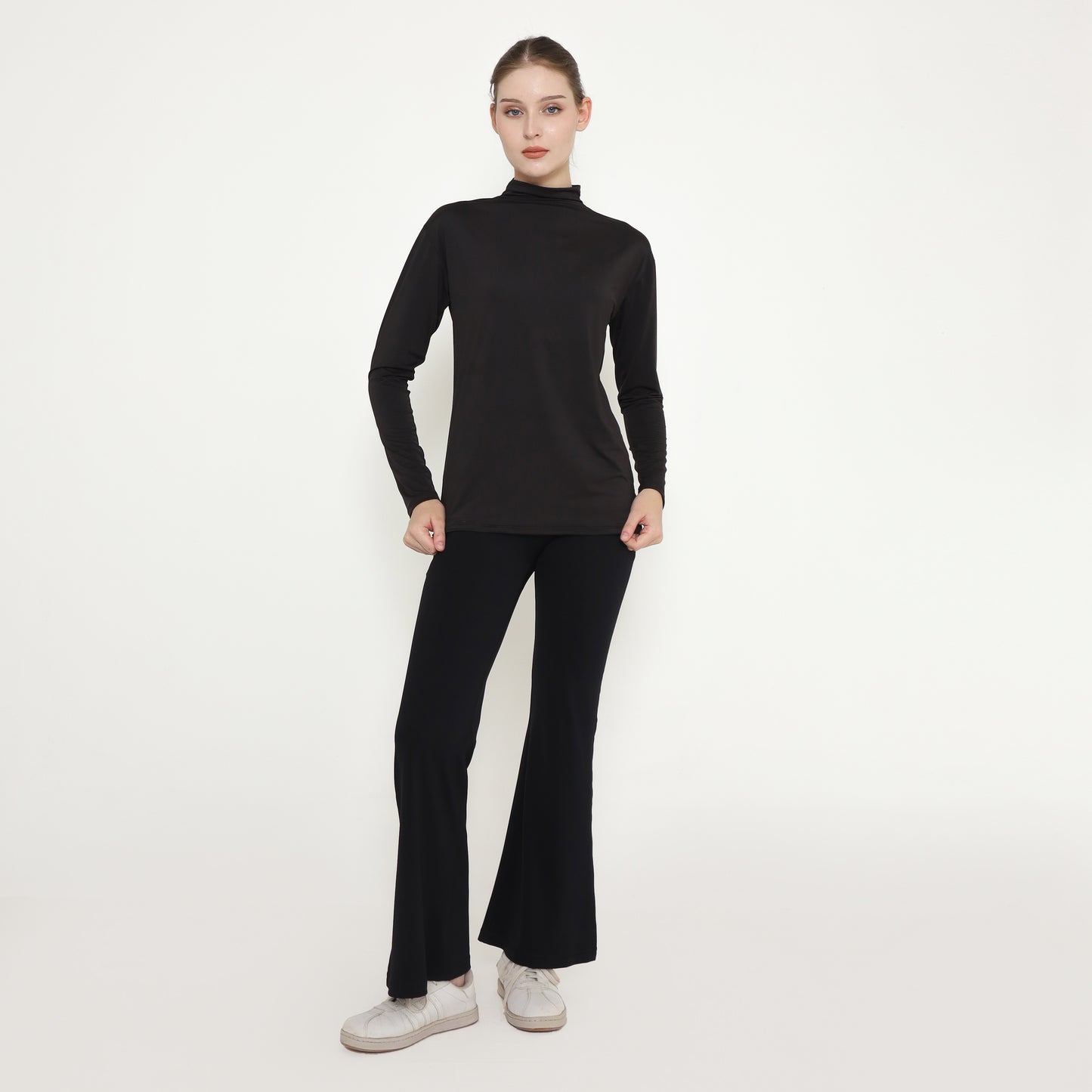 Chanté - Odessa Long Inner Blouse in Black