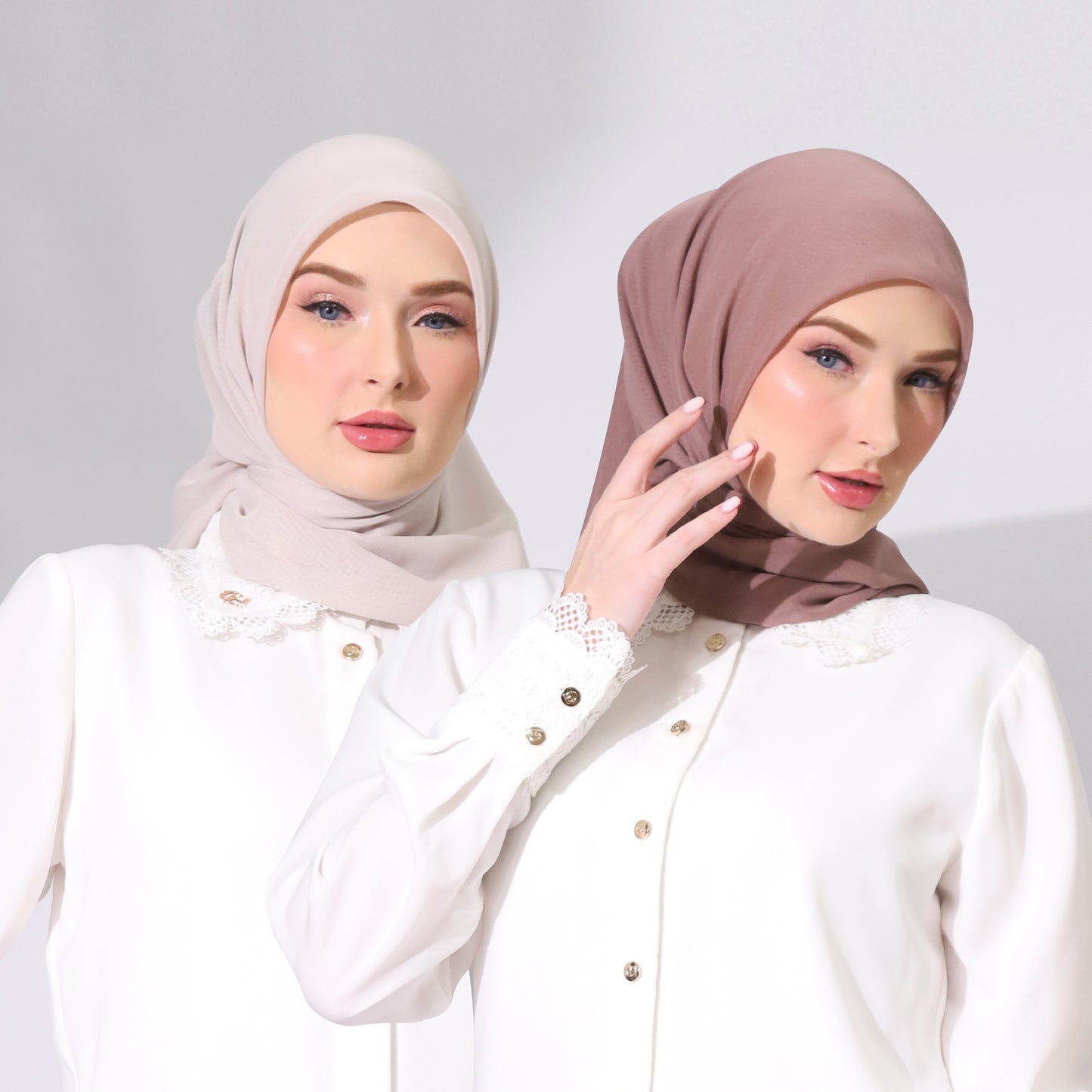 Bundle Evalia Plain Scarf