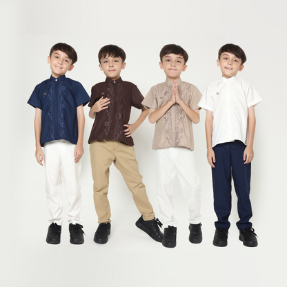 Chanté - Sakha Boy Shirt in Mahogany