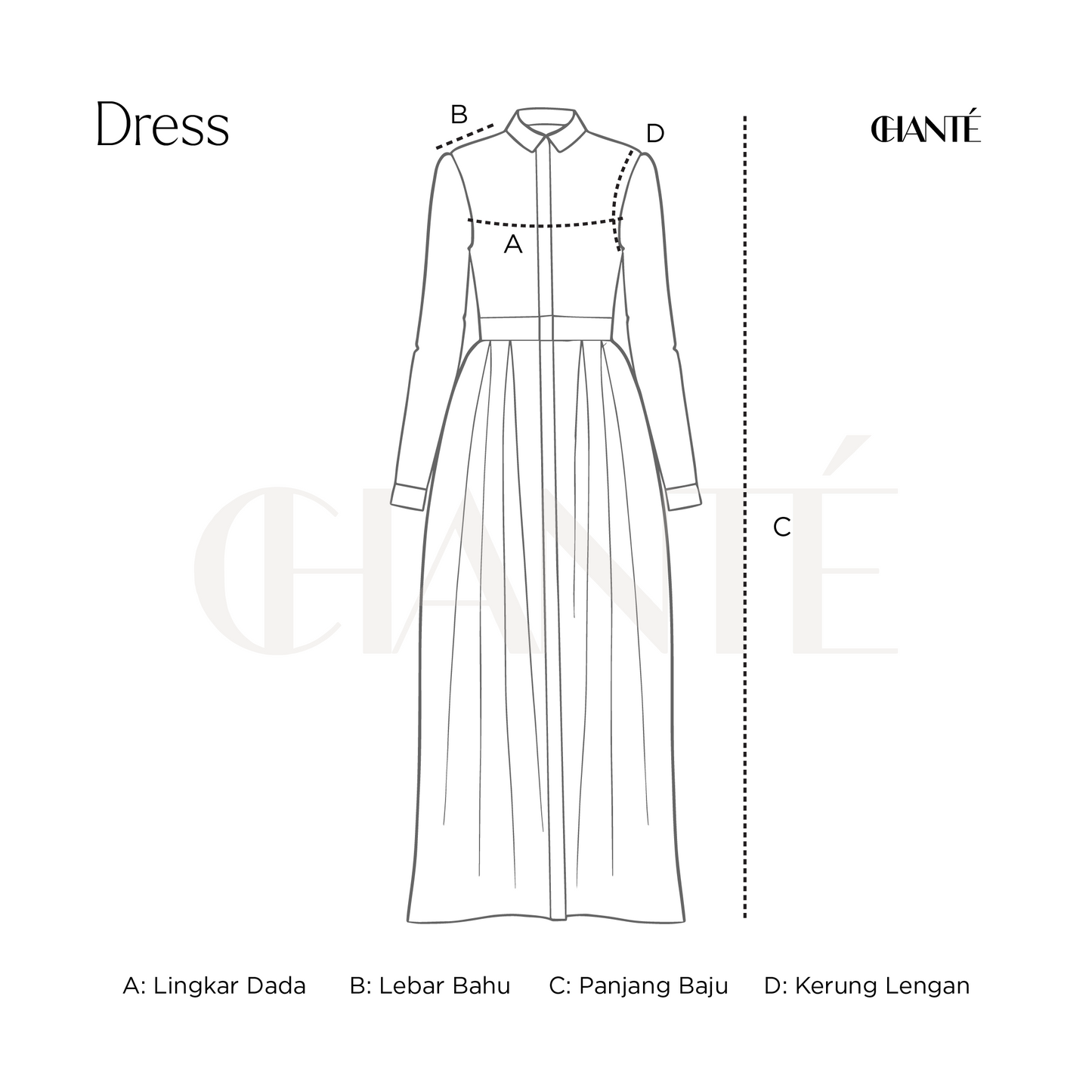 Chanté - Saiqa Dress in Mahogany