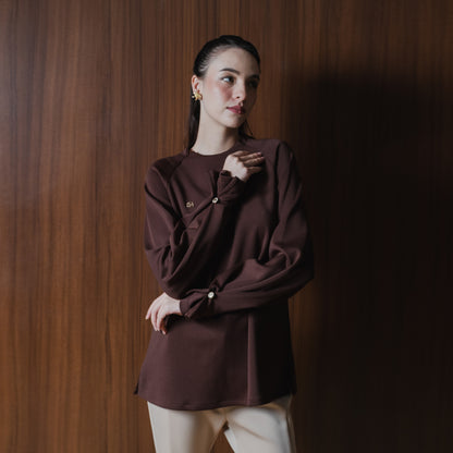 Chanté - Ottilia Blouse in Truffle (Women Blouse)
