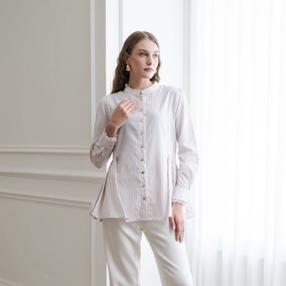 Chanté - Oliva Shirt in White Candy
