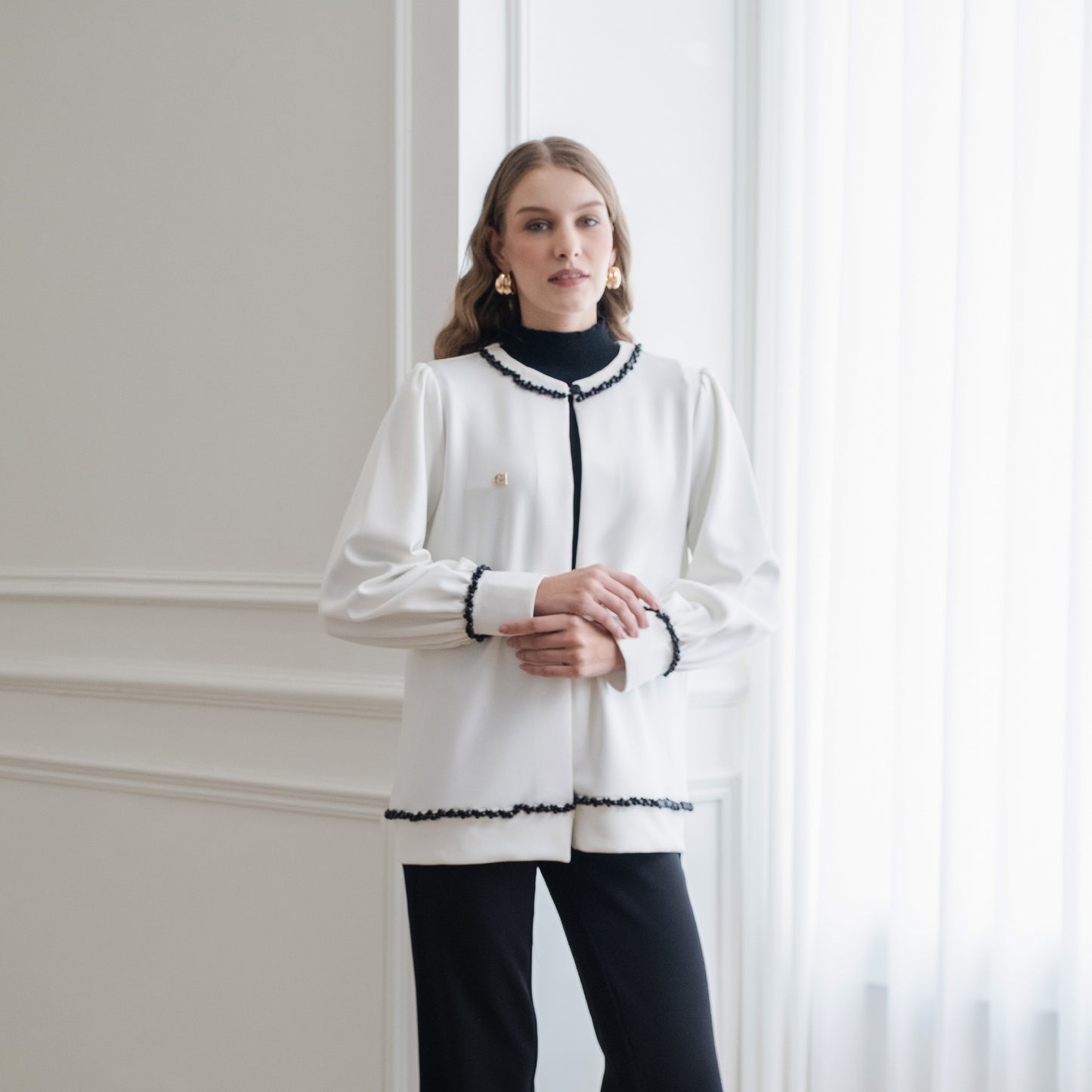 Chanté - Oria Cardigan in Broken White