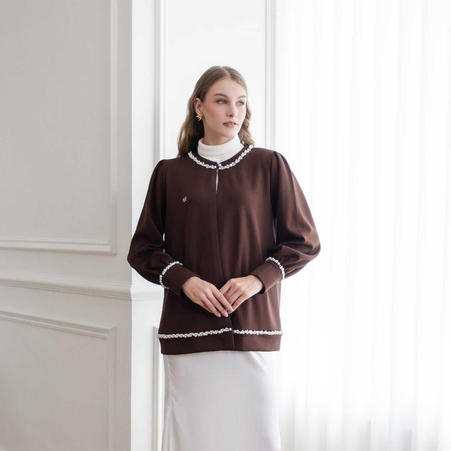 Chanté - Oria Cardigan in Truffle (Women Outer)