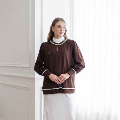 Chanté - Oria Cardigan in Truffle (Women Outer)