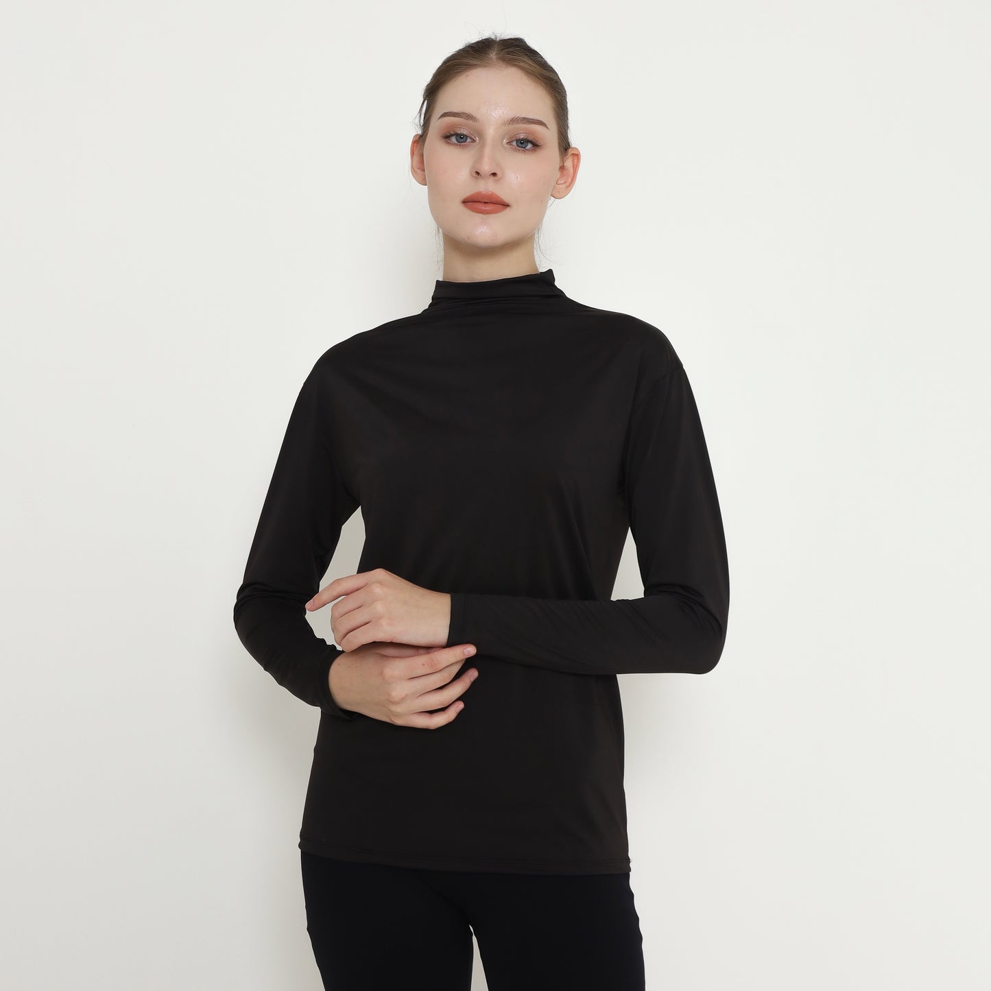 Chanté - Odessa Long Inner Blouse in Black