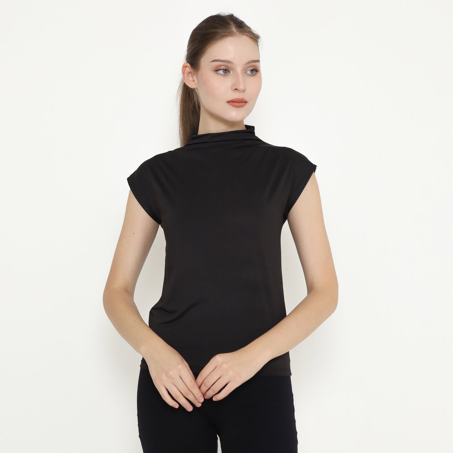 Chanté - Odessa Short Inner Blouse in Black