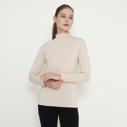 Chanté - Odessa Long Inner Blouse in Beige