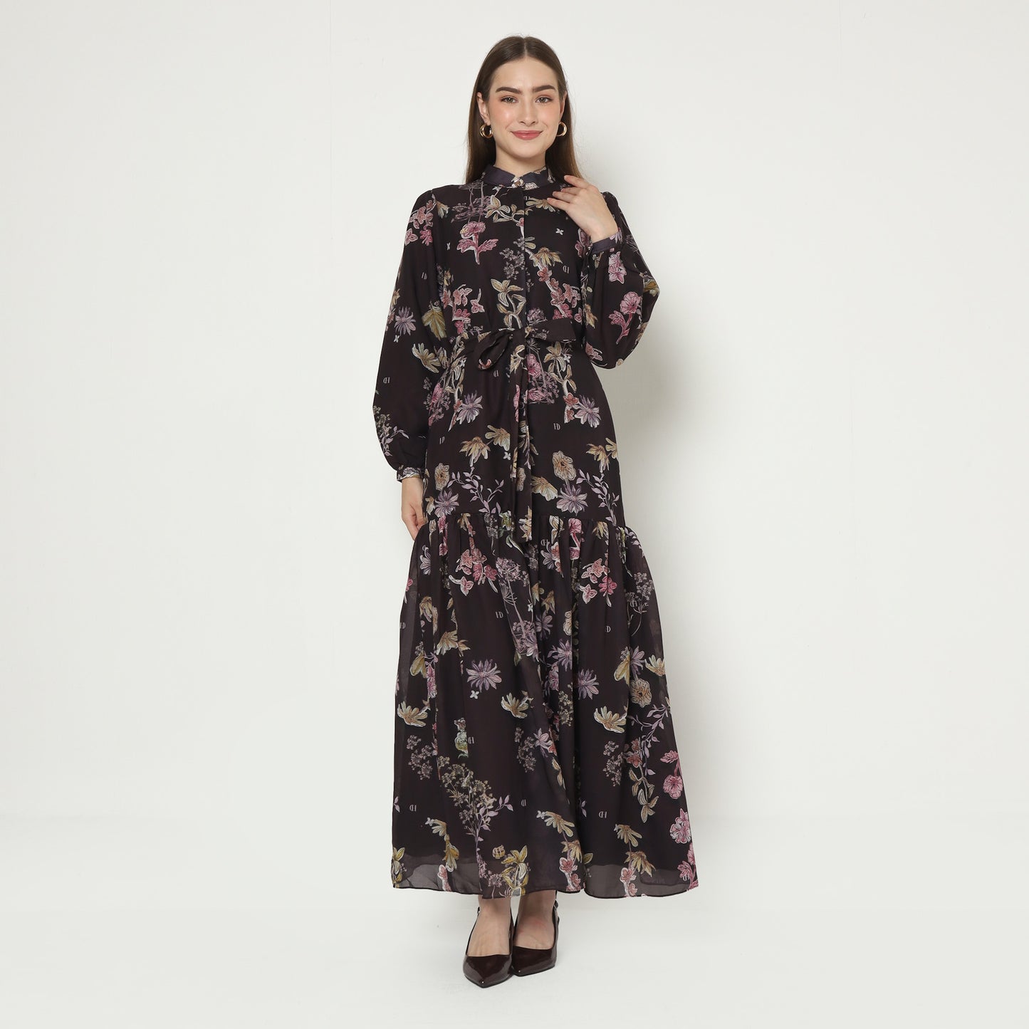 Chanté - Sabia Dress in Mahogany