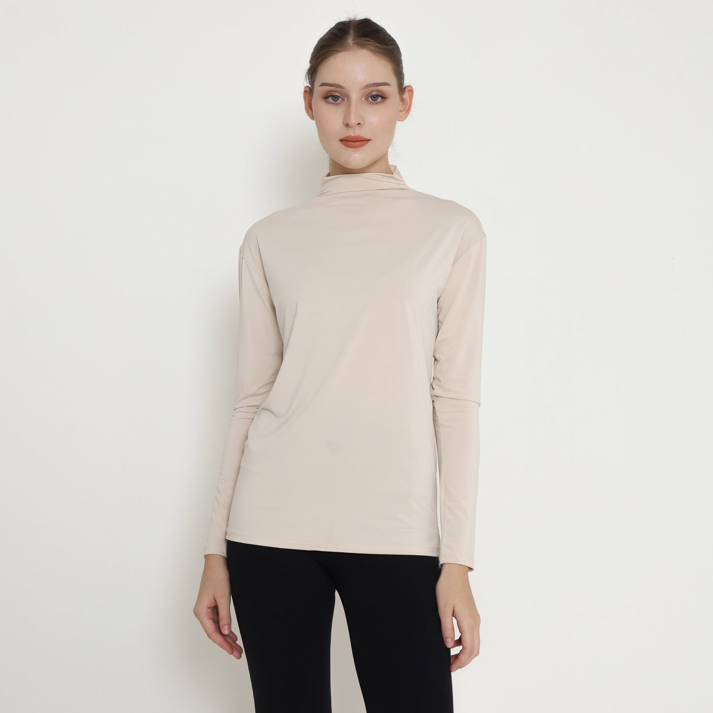 Chanté - Odessa Long Inner Blouse in Beige