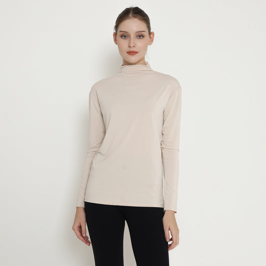 Chanté - Odessa Long Inner Blouse in Beige