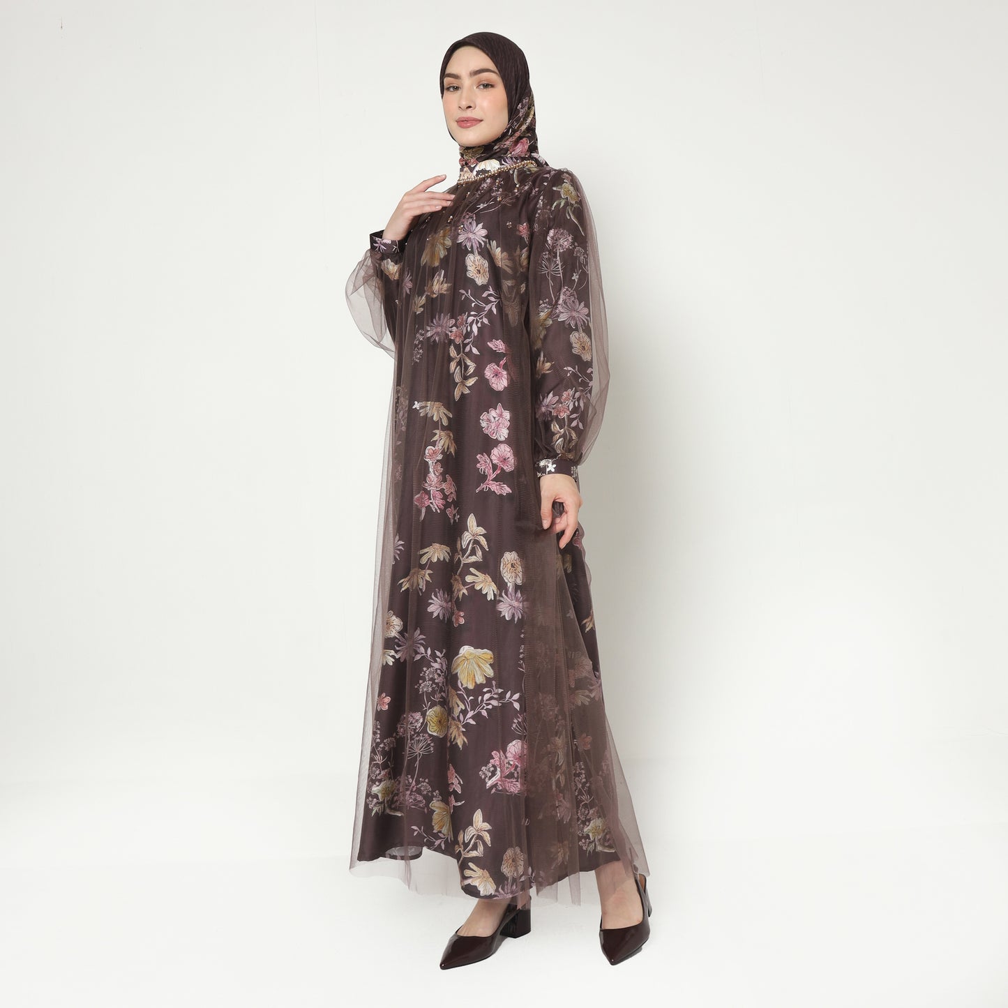 Chanté - Saiqa Dress in Mahogany