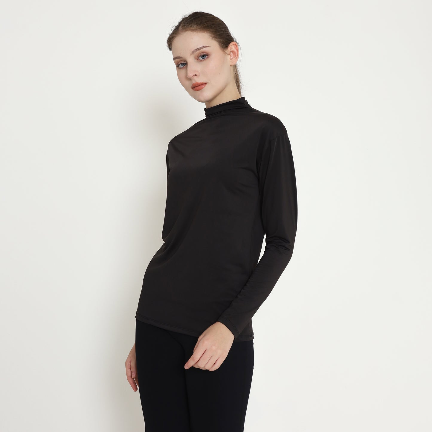 Chanté - Odessa Long Inner Blouse in Black