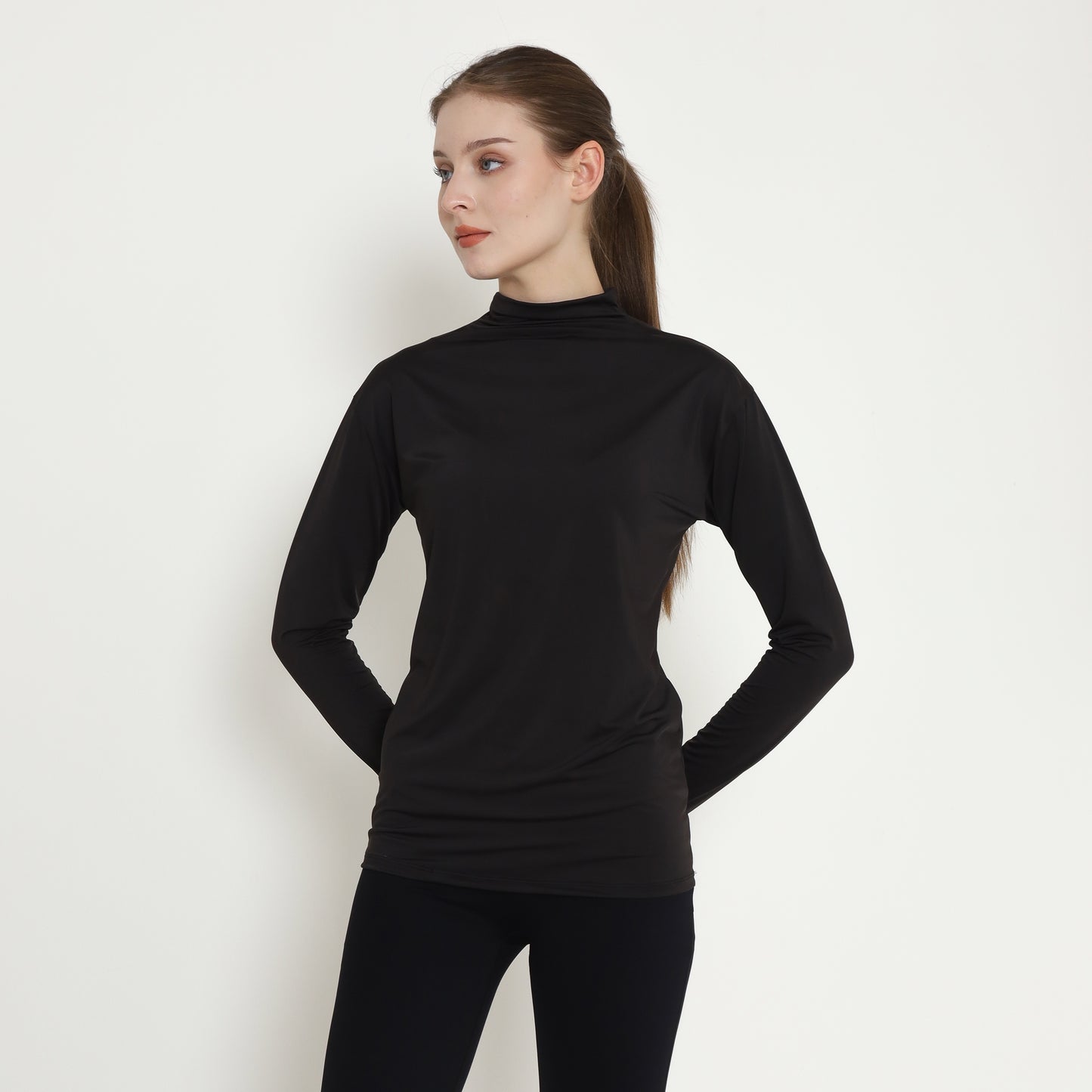 Chanté - Odessa Long Inner Blouse in Black
