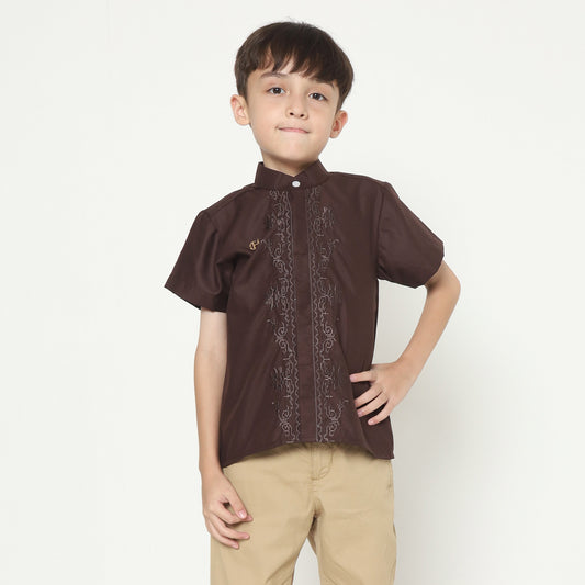 Chanté - Sakha Boy Shirt in Mahogany