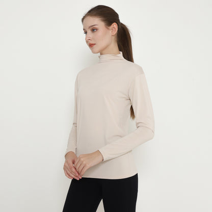 Chanté - Odessa Long Inner Blouse in Beige