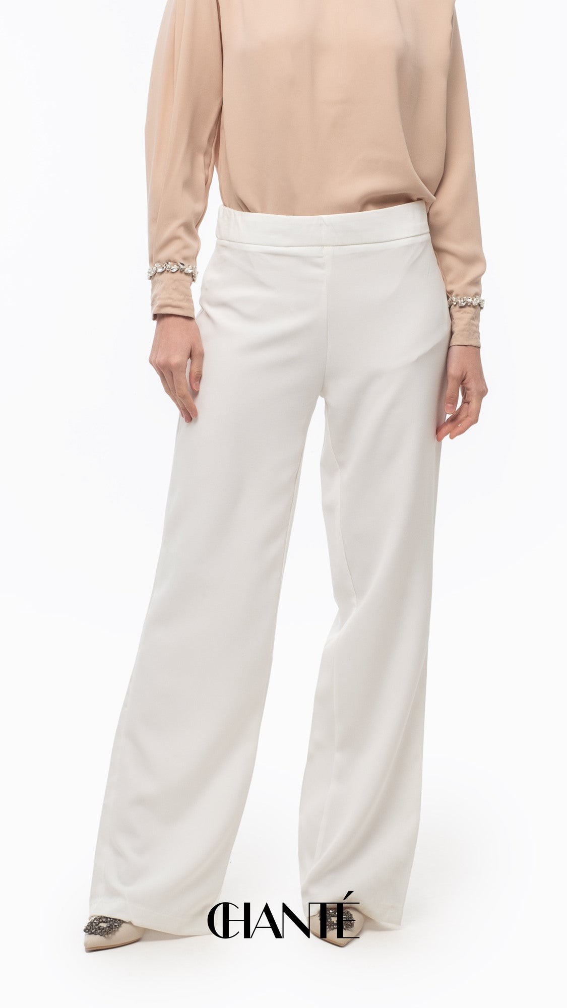 Alima Pants - Broken White