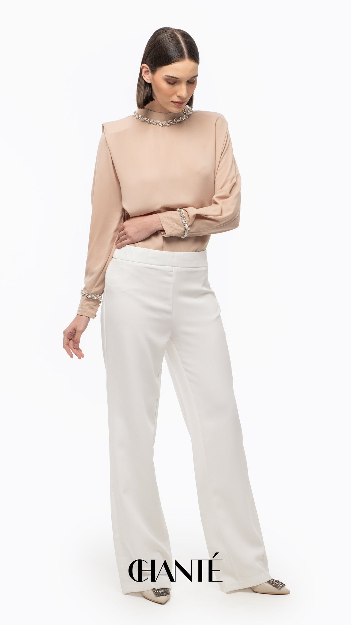 Alima Pants - Broken White