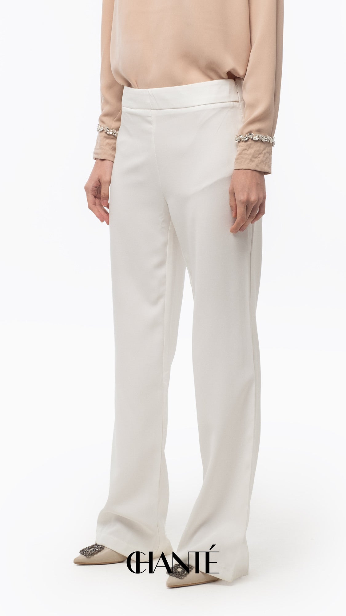 Alima Pants - Broken White