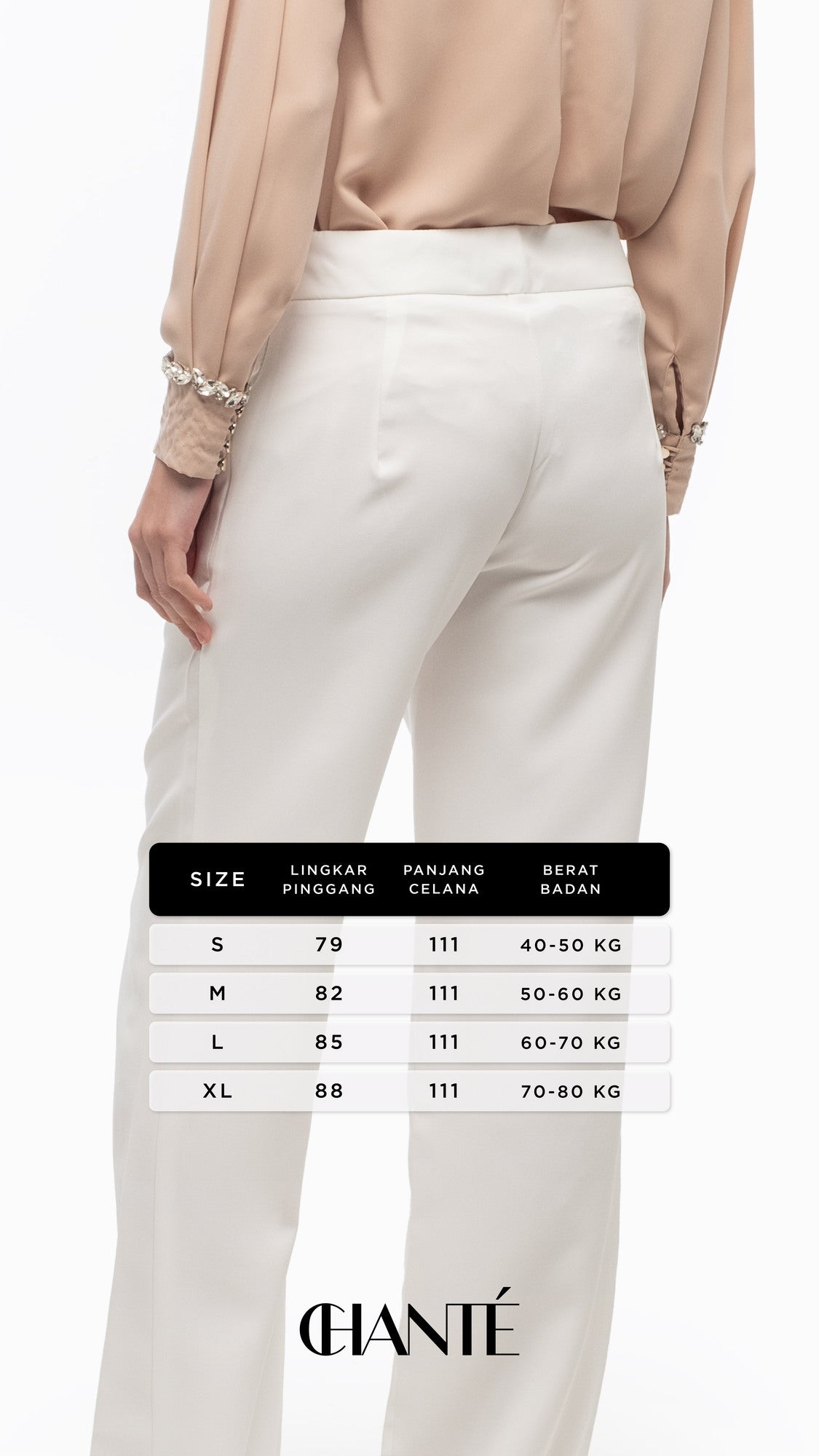 Alima Pants - Broken White