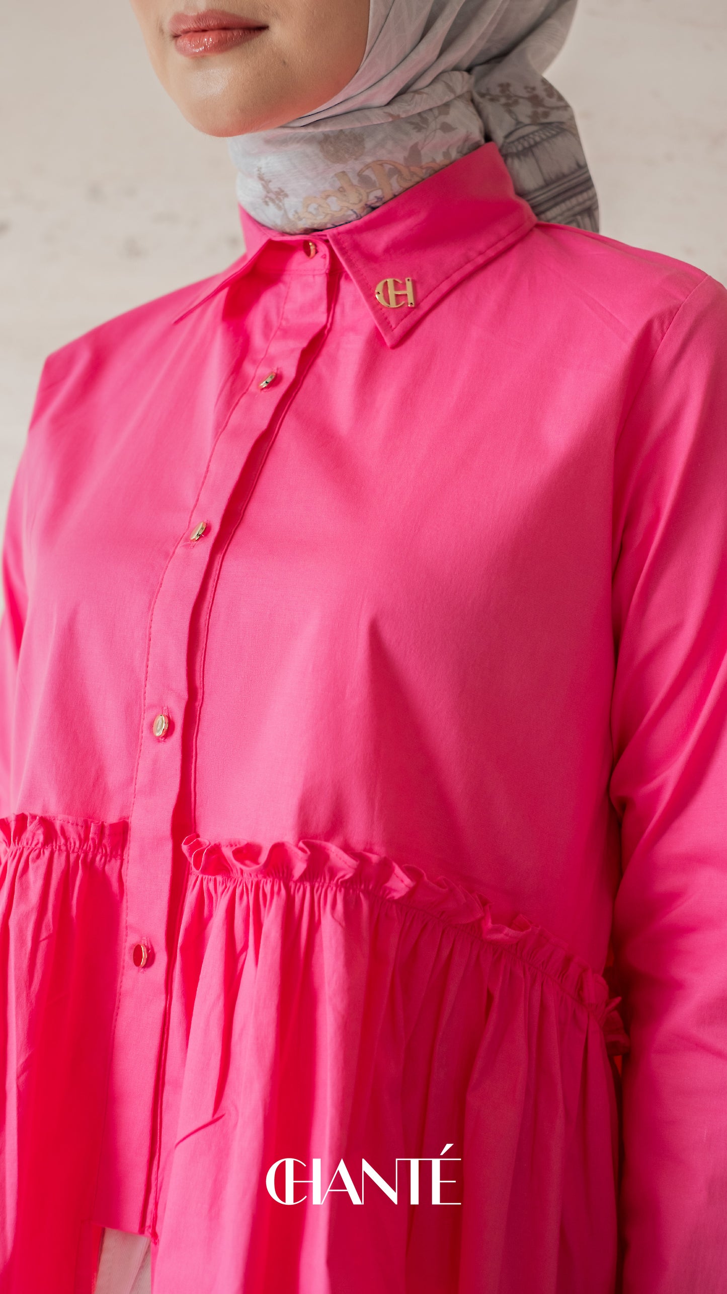 Alodie Shirt - Hot Pink