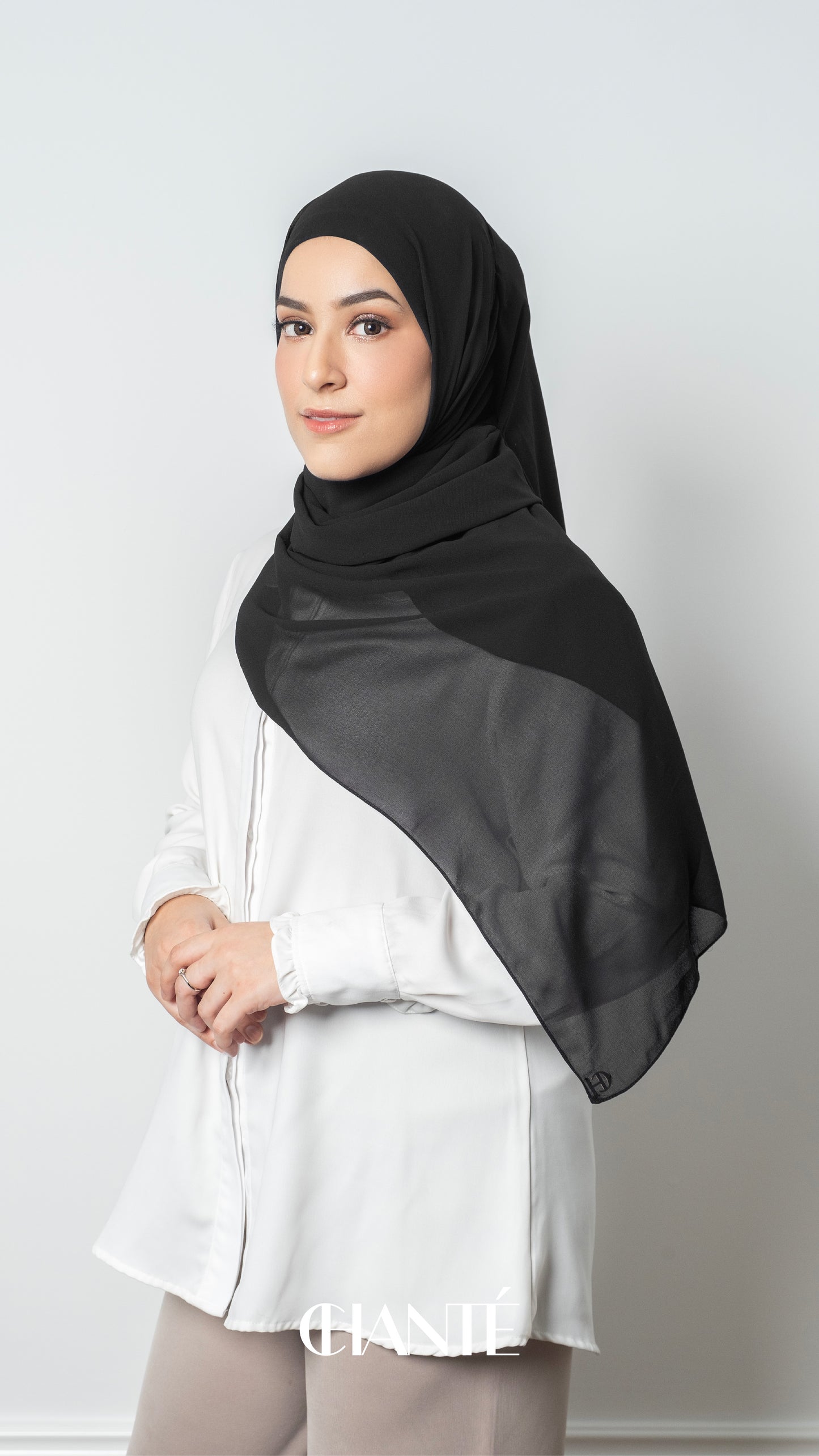 Ameera Pashmina - Black