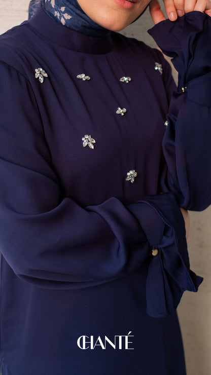 Angelie Blouse - Navy