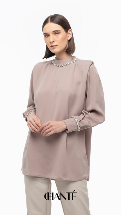 Atiya Blouse - Grey