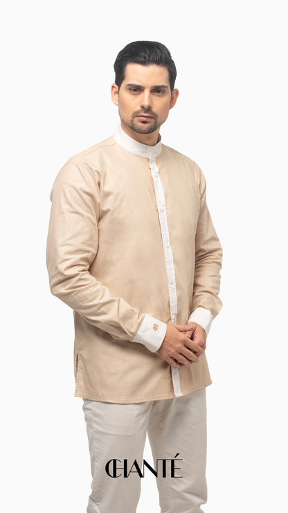 Blake Men Shirt - Sand