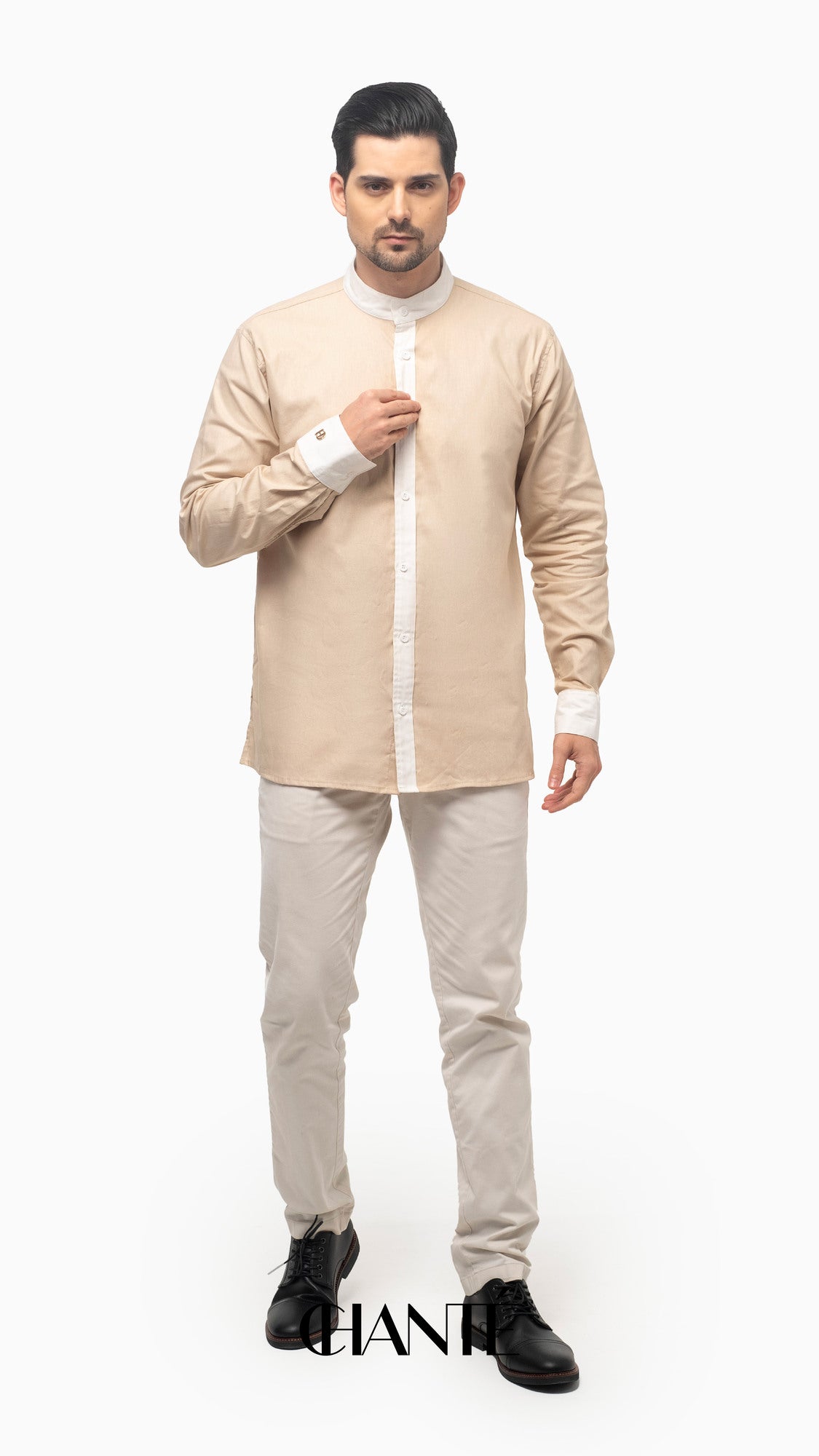 Blake Men Shirt - Sand