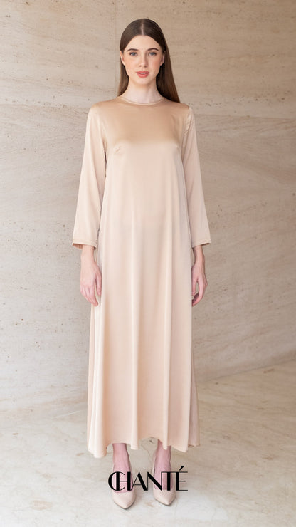 Caila Dress with Inner - Sand