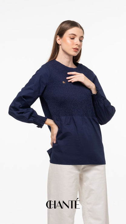 Chantasia Blouse - Navy