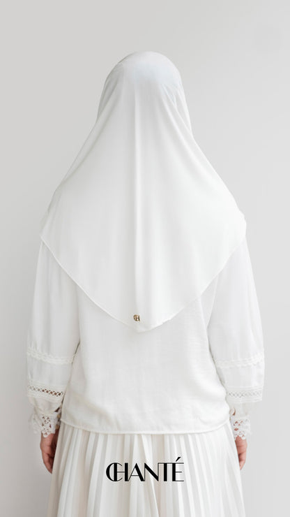 Kirana Instant Hijab - Broken White