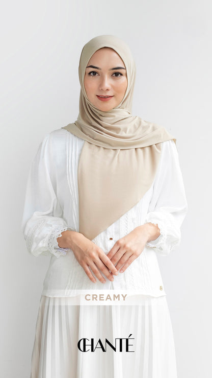 Kirana Instant Hijab - Creamy