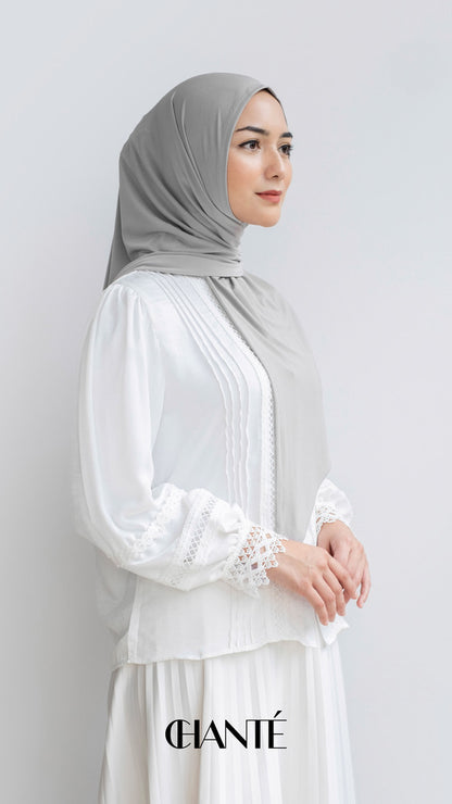 Kirana Instant Hijab - Smoke Grey