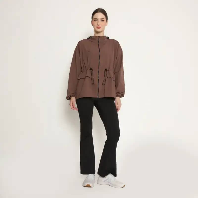 Chanté - Kataleya Active Hoodie Jacket - Brown