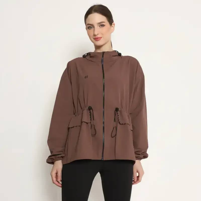 Chanté - Kataleya Active Hoodie Jacket - Brown